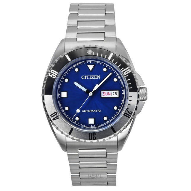 Citizen Sport Stainless Steel Blue Dial Automatic NH7530-52M 100M Men's Watch