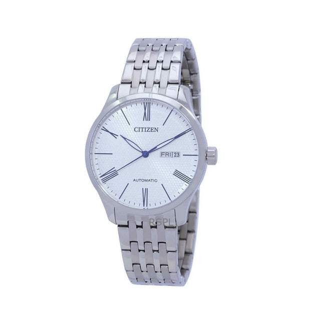 Citizen Stainless Steel White Dial Automatic NH8350-59B Men's Watch