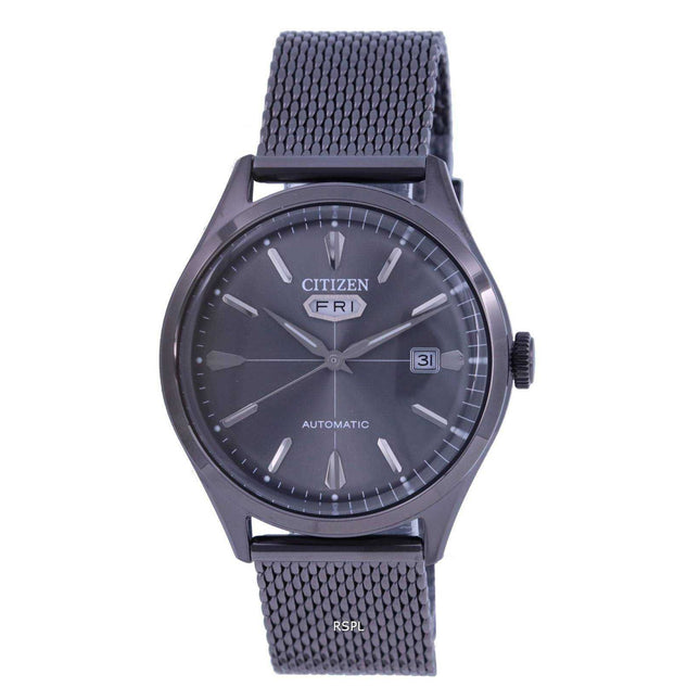 Citizen C7 Grey Dial Stainless Steel Automatic NH8397-80H Mens Watch