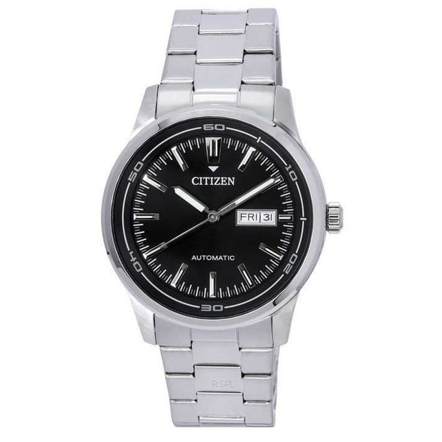 Citizen Stainless Steel Black Dial Automatic NH8400-87E 100M Men's Watch