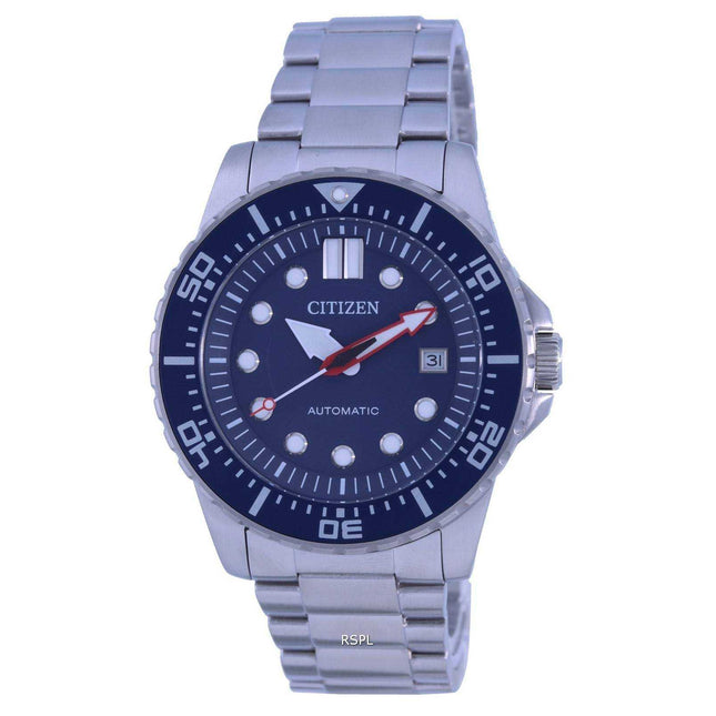 Citizen Blue Dial Stainless Steel Automatic NJ0121-89L 100M Men's Watch