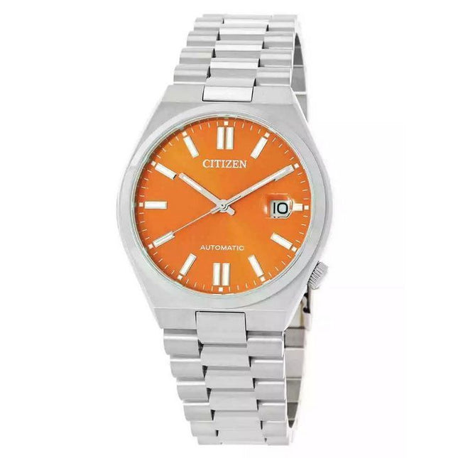 Citizen Tsuyosa Stainless Steel Orange Dial Automatic NJ0151-88Z Men's Watch