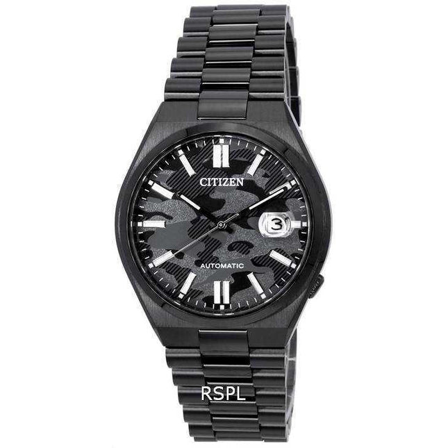 Citizen Mechanical Stainless Steel Camouflage Dial Automatic NJ0155-87E Men's Watch