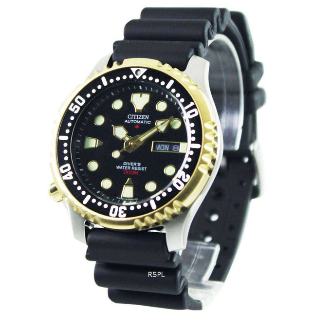 Citizen Diver Promaster Automatic Gold 21 Jewels 200M NY0045-05E Mens Watch
