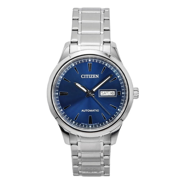 Citizen Stainless Steel Blue Dial Automatic NY4058-79L Men's Watch