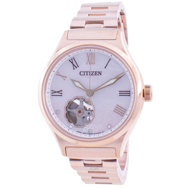 Citizen Automatic Open Heart PC1007-81D 100M Women's Watch