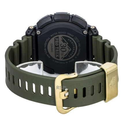 Casio Pro Trek Digital Bio-Based Resin Strap Solar PRG-340ANS-3 100M Men's Watch