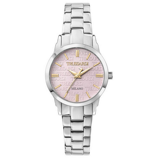 Trussardi T-Bent Pink Stainless Steel Dial Quartz R2453141508 Women's Watch