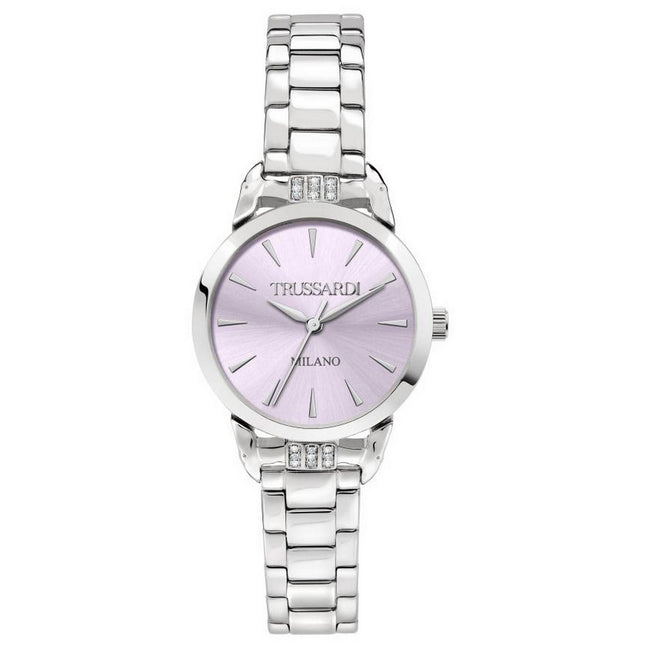 Trussardi T-Original Crystal Accents Stainless Steel Quartz R2453142507 Women's Watch