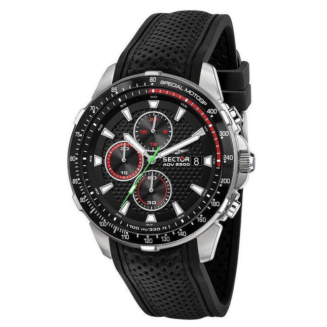 Sector ADV2500 Special MotoGP Chronograph Black Dial Quartz R3271643003 100M Mens Watch