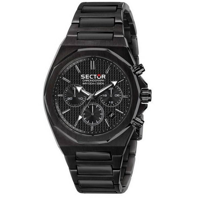 Sector 960 Chronograph Black Dial Stainless Steel Quartz R3273628001 100M Men's Watch