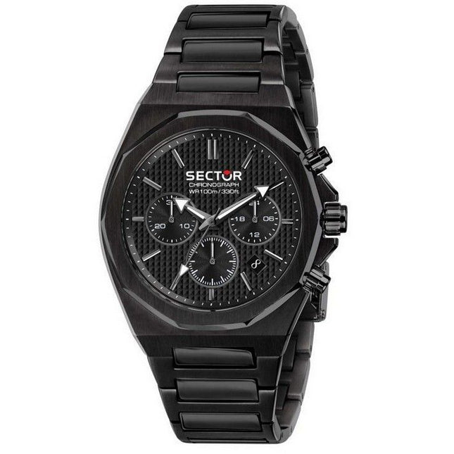 Sector 960 Chronograph Black Dial Stainless Steel Quartz R3273628001 100M Men's Watch