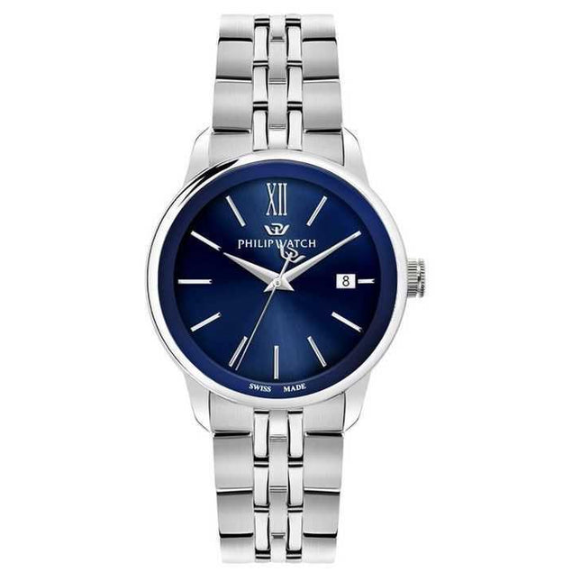 Philip Watch Anniversary Stainless Steel Blue Dial Quartz R8253150040 100M Mens Watch