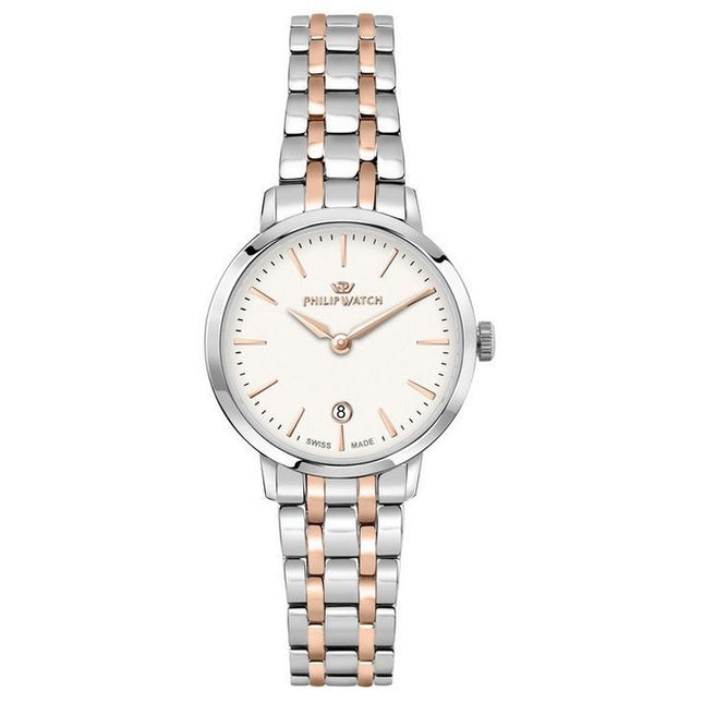 Philip Watch Audrey Stainless Steel White Dial Quartz R8253150510 Womens Watch