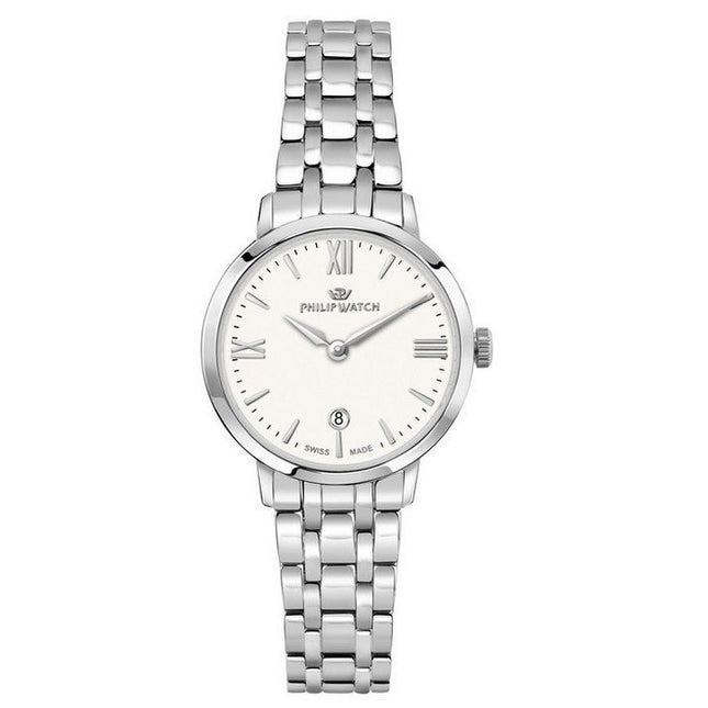 Philip Watch Audrey Stainless Steel White Dial Quartz R8253150514 Womens Watch