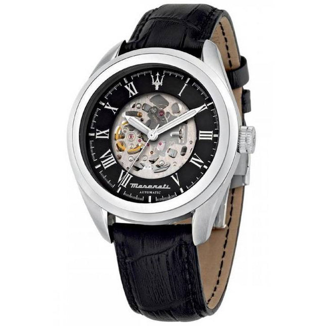 Maserati Traguardo Sport Skeleton Dial Automatic R8821112004 100M Men's Watch