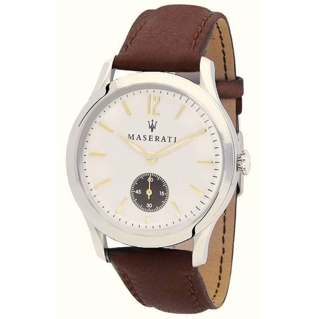 Maserati Tradizione White Dial Quartz R8851125001 Men's Watch