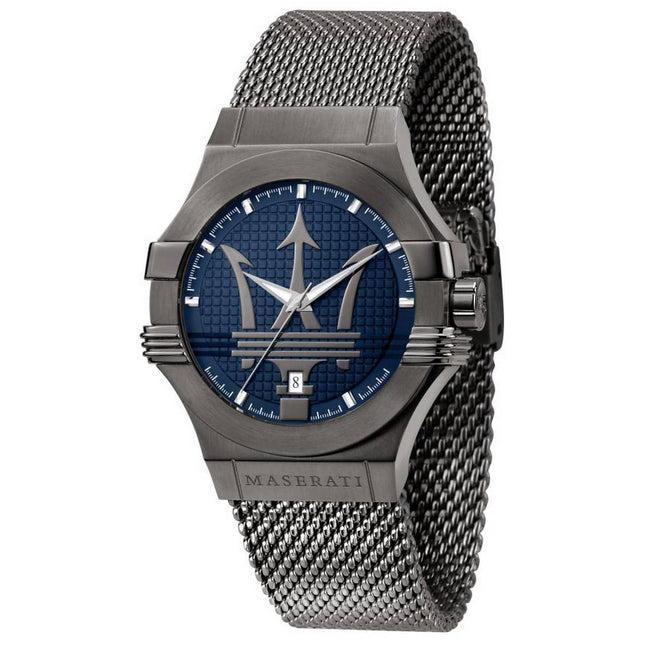 Maserati Potenza Blue Dial Stainless Steel Quartz R8853108005 100M Men's Watch