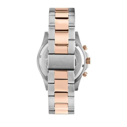 Maserati Competizione Chronograph Two Tone Stainless Steel Green Dial Quartz R8873600004 100M Men's Watch