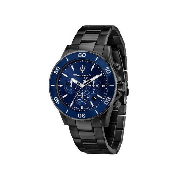 Maserati Competizione Chronograph Stainless Steel Blue Dial Quartz R8873600005 100M Men's Watch