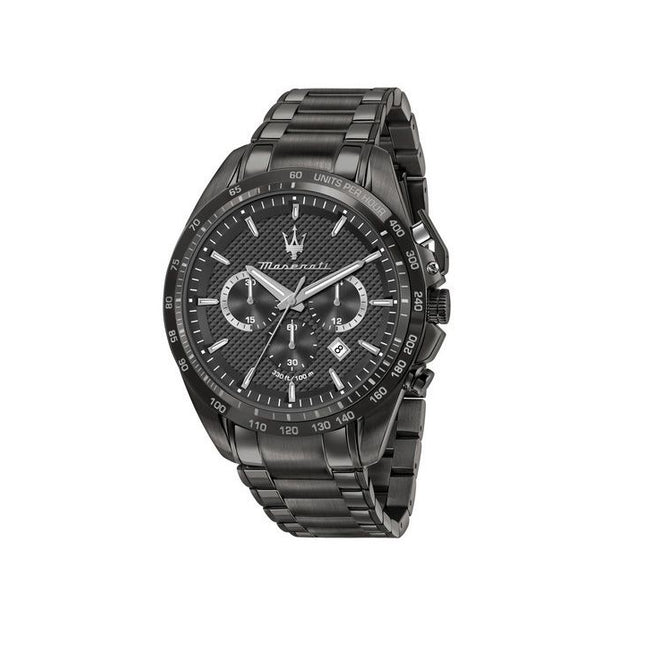 Maserati Traguardo Limited Edition Chronograph PVD-Coated Stainless Steel Black Quartz R8873612045 100M Men's Watch