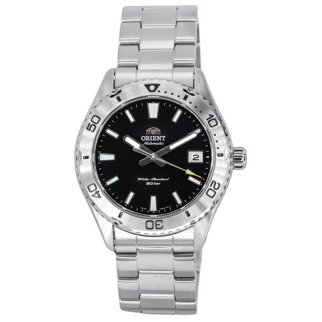 Orient Sports Mako Stainless Steel Black Dial Automatic Diver's RA-AC0Q01B10B RA-AC0Q01B30B 200M Men's Watch