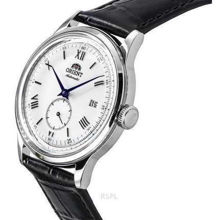 Orient Classic Bambino Version 2 Small Seconds Black Leather Strap Silver Dial Automatic RA-AP0104S Men's Watch