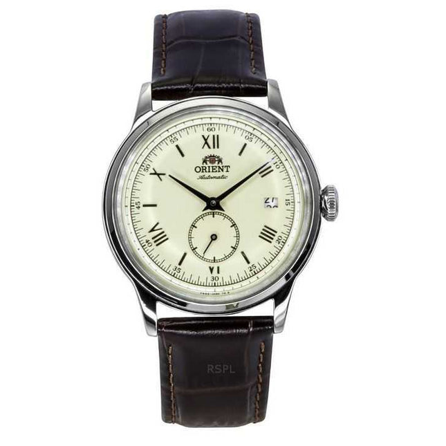 Orient Classic Bambino Version 2 Small Seconds Brown Leather Strap Champagne Dial Automatic RA-AP0105Y Men's Watch