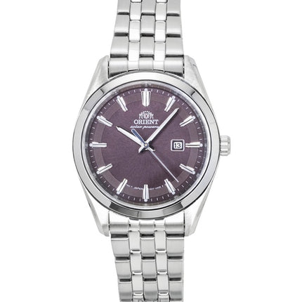 Orient Stretto Stainless Steel Brown Dial Solar RA-WG0603R Women's Watch