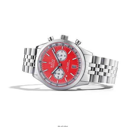 Ratio Street Racer Chronograph RTC015 200M Red Reverse Panda Dial Limited Edition Watch