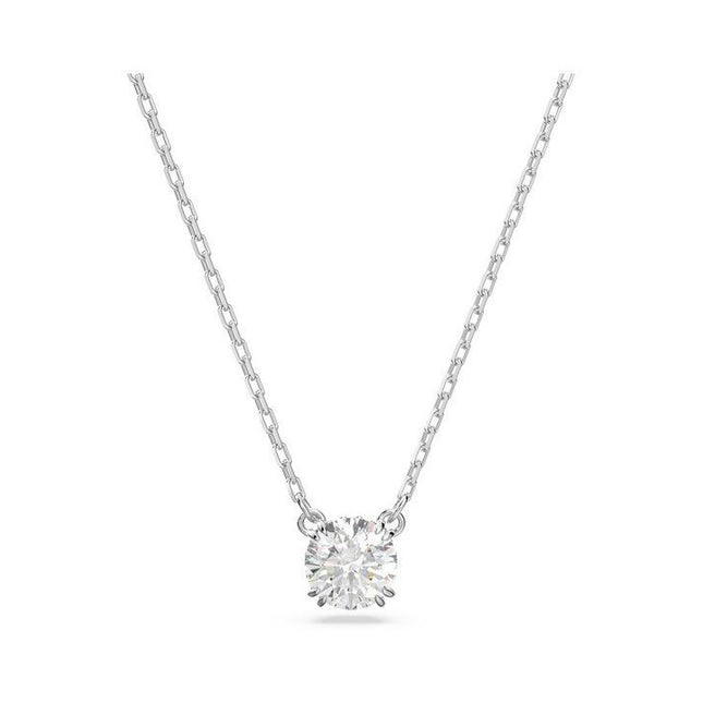 Swarovski Stilla Rhodium Plated And Zirconia Pendant 5636706 For Women