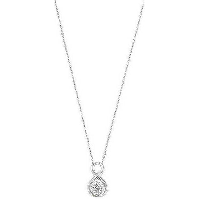 Morellato Luminosa Stainless Steel Crystals SAET03 Womens Necklace