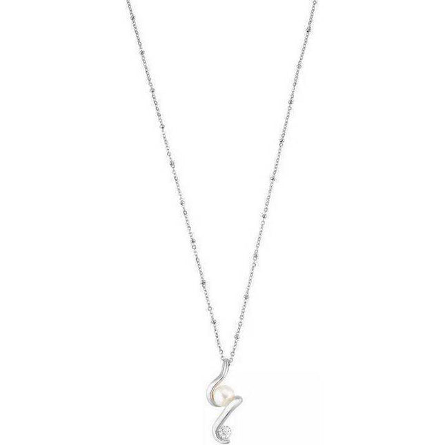 Morellato Luminosa Stainless Steel Cultured Pearls SAET10 Womens Necklace