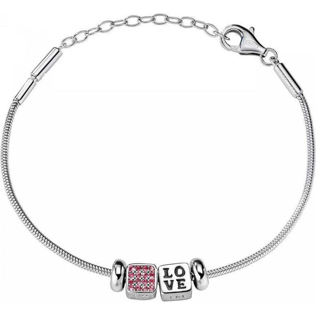 Morellato Solomia Sterling Silver Love SAFZ177 Womens Bracelet