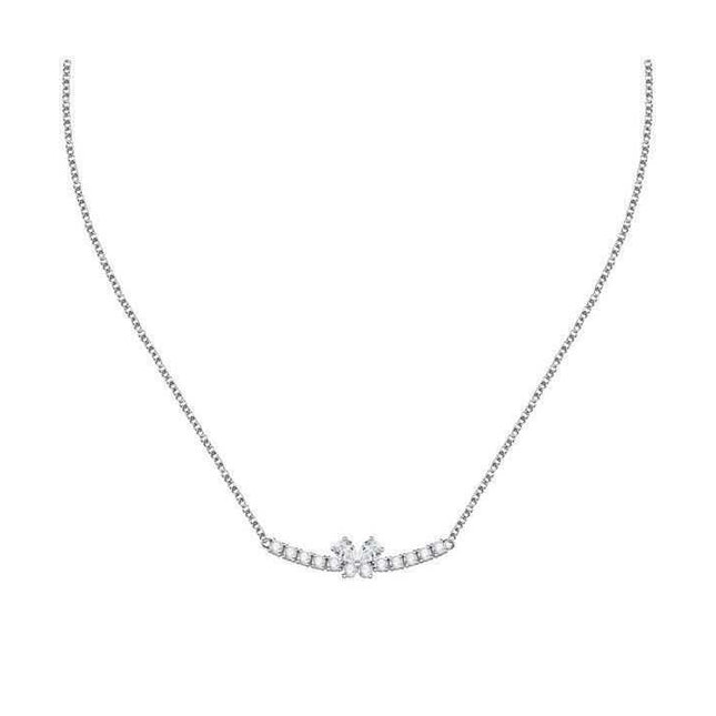 Morellato Scintille Brass And Ninfea Plating Necklace SAQF06 For Women