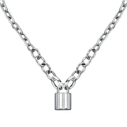 Morellato Abbraccio Stainless Steel And Bronze Necklace SAUB01 For Women