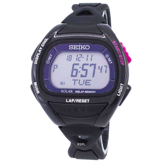 Seiko Prospex SBEF001 Super Runner Lap Memory Solar Men's Watch