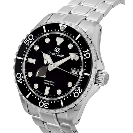 Grand Seiko Sport Spring Drive Stainless Steel Black Dial Automatic Diver's SBGA461G 200M Men's Watch
