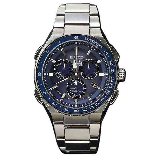 Seiko Astron SBXB127 GPS Solar Titanium Power Reserve Chronograph Men's Watch