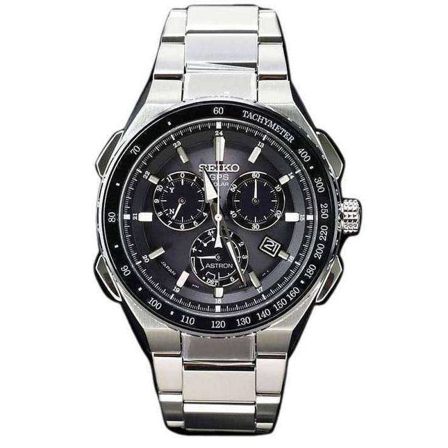 Seiko Astron SBXB129 GPS Solar Titanium Power Reserve Chronograph Men's Watch