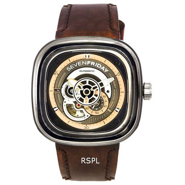 Sevenfriday P-Series Automatic Power Reserve P2C01 SF-P2C-01 Men's Watch