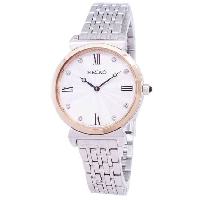 Seiko Quartz SFQ798 SFQ798P1 SFQ798P Diamond Accents Women's Watch