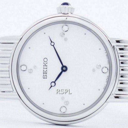 Seiko Quartz Swarovski Crystals SFQ805 SFQ805P1 SFQ805P Women's Watch
