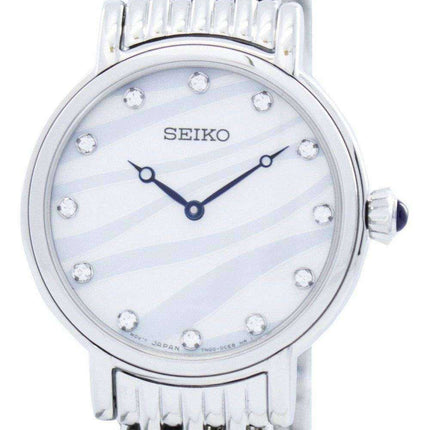 Seiko Quartz Swarovski Crystals SFQ807 SFQ807P1 SFQ807P Women's Watch