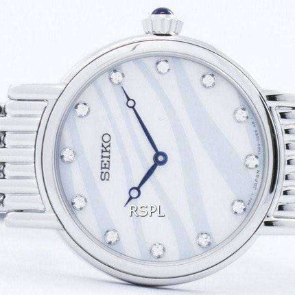 Seiko Quartz Swarovski Crystals SFQ807 SFQ807P1 SFQ807P Women's Watch