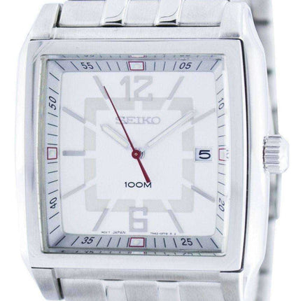 Seiko Quartz Square Shape SGED73 SGED73P1 SGED73P Men's Watch