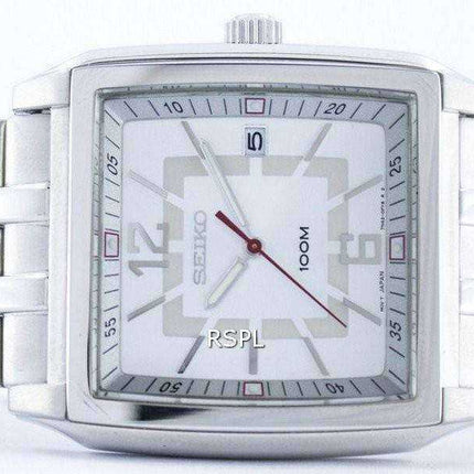 Seiko Quartz Square Shape SGED73 SGED73P1 SGED73P Men's Watch