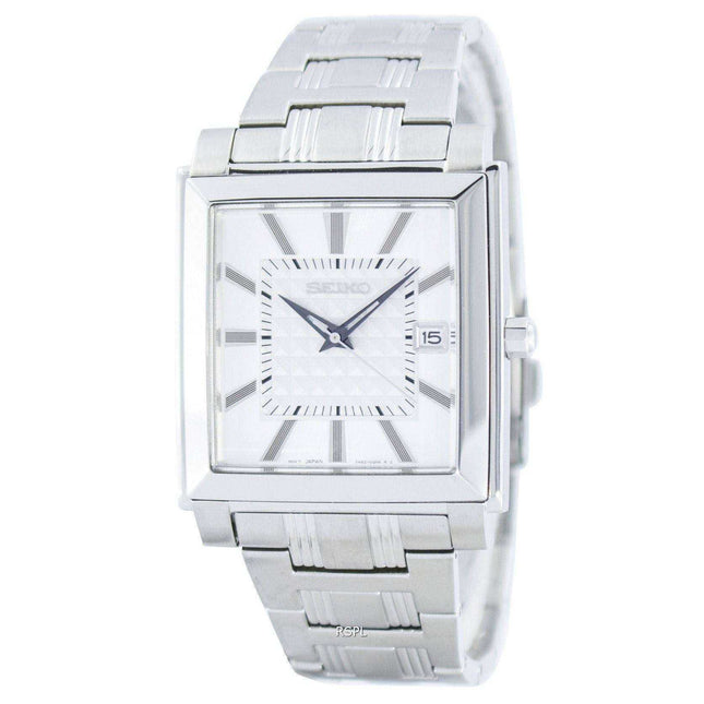 Seiko Quartz Square Shape SGEE03 SGEE03P1 SGEE03P Men's Watch