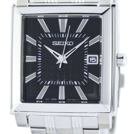 Seiko Quartz Square Shape SGEE05 SGEE05P1 SGEE05P Men's Watch