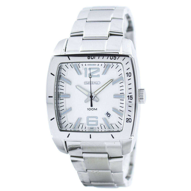 Seiko Quartz Square Shape SGEE17 SGEE17P1 SGEE17P Men's Watch